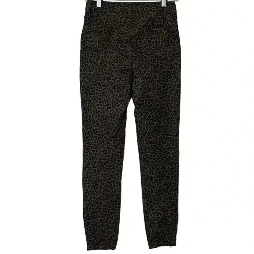 BLANKNYC Leopard Print Moto Skinny Pants 27 Biker Mob Wife NWT - Picture 4 of 11